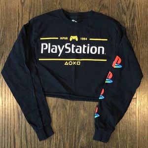 PlayStation long sleeve crop top small forever 21